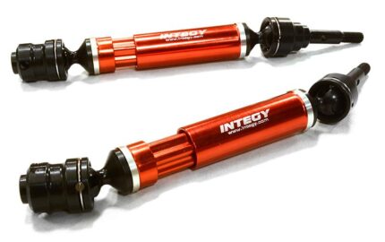 Dual Joint Telescopic Front Drive Shafts for TRX 1/10 Stampede 4X4 & Slash 4X4