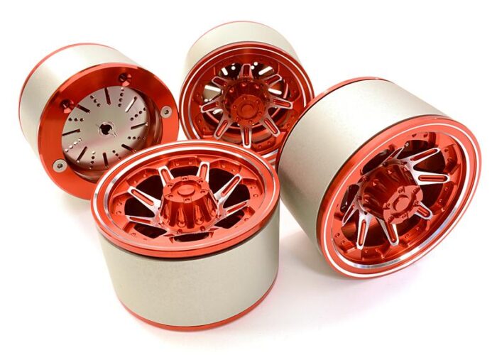 2.2 Size Billet Machined Alloy 8D Spoke Wheel(4)High Mass Type for Scale Crawler - Image 1
