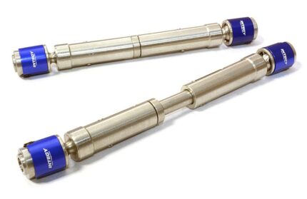 Billet Machined Steel Center Drive Shaft Set for SCX-10 Dingo, Honcho & Jeep
