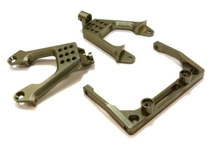 Billet Machined Front Shock Mount & Cross Brace for SCX-10 Dingo, Jeep & Honcho