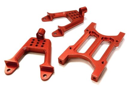 Billet Machined Rear Shock Mount & Cross Brace for SCX-10 Dingo, Jeep & Honcho