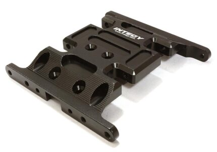 Billet Machined Center Gearbox Mount Skid Plate for Axial 1/10 SCX-10 Crawler