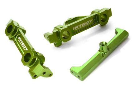 Billet Machined Brace & F/R 43/40mm Type Bumper Mount for Axial SCX-10 Crawler