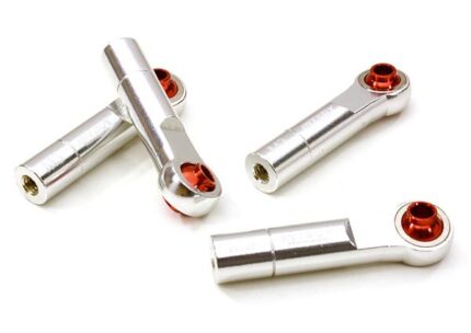 3mm Metal Ball End 35mm Long M3 Reverse Thread (4) for 1/10 Scale