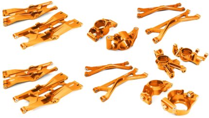 Billet Suspension Conversion Kit for Traxxas X-Maxx 4X4 Req. 20x27x4mm Bearings