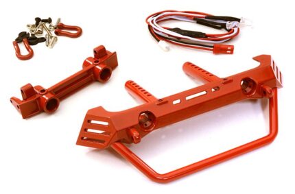 Metal Realistic Front Bumper w/ 40mm Mount for Axial SCX-10 Crawler