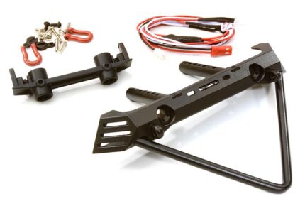 Metal Realistic Front Bumper w/ 40mm Mount for Axial SCX-10 Crawler