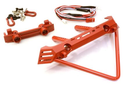Metal Realistic Front Bumper w/ 40mm Mount for Axial SCX-10 Crawler