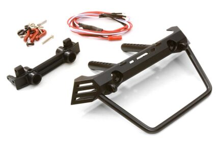 Metal Realistic Front Bumper w/ 40mm Mount for Axial SCX-10 Crawler