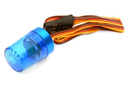 T4 Realistic Roof Top Flashing Light LED w/ 13mm Plastic Housing for 1/10 Scale