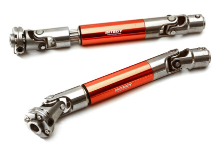 Billet Machined Stainless Steel Center Drive Shafts for Axial 1/10 SCX-10
