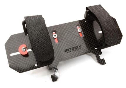 Machined Composite Battery Tray for Axial SCX-10 Scale Off-Road Crawler