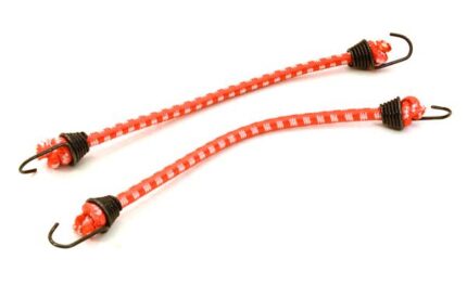 1/10 Model Scale 3x100mm Bungee Elastic Cord Strap w/ Hooks for Off-Road Crawler