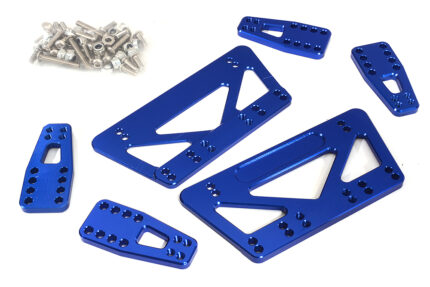 CNC Machined Chassis & Shock Mount Lift Kit for Axial 1/10 SCX-10 Scale Crawler