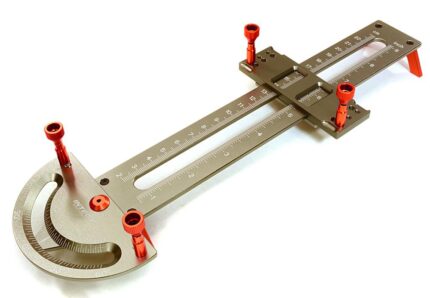 Red Links, Push Rods & Shocks Matching Tool 34-220mm for 1/10, 1/8 & 1/5 Scale