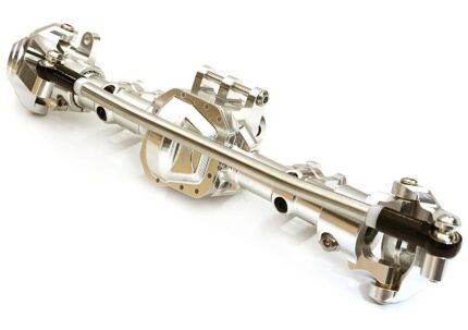 Billet Machined Complete Front Axle Housing Assembly for Axial SCX10 II 90046
