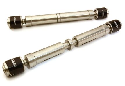 Billet Machined Steel Center Drive Shaft Set for SCX-10 Dingo, Honcho & Jeep