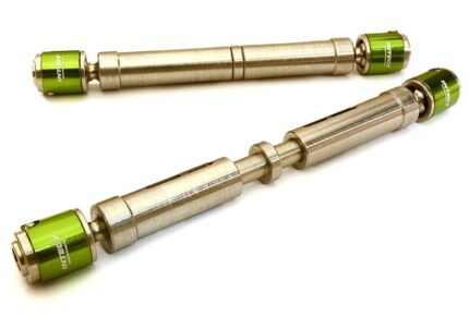 Billet Machined Steel Center Drive Shaft Set for SCX-10 Dingo, Honcho & Jeep