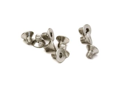 Steel 4 x 6mm Countersunk Hex Screw (10) RC Hardware