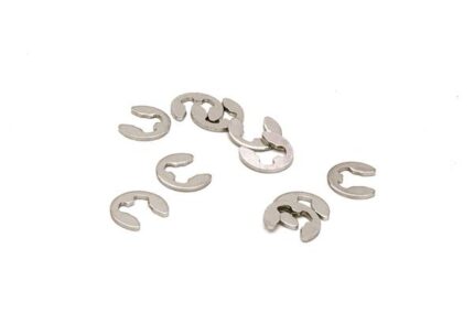 Steel 3mm E-Clip (10) RC Hardware