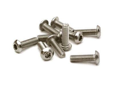Steel 3 x 10mm Button Head Hex Screw (10) RC Hardware