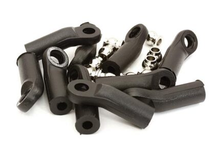 M4 Size Angled 28mm length Ball Ends Type Tie Rod Ends, w/ 3mm Ball Links