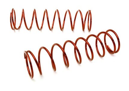 Red Color 6.6lbs./inch Rear Suspension Spring (2) for Traxxas 1/10 Stampede 2WD