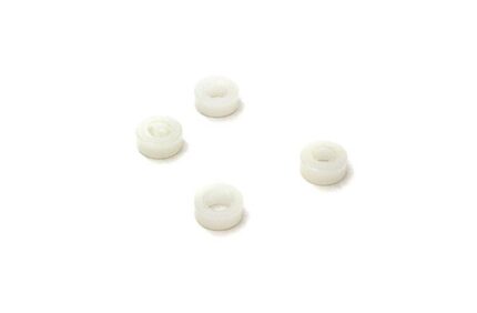 Plastic 3.6X6.8mm Washer Spacer 3mm Thickness (4pcs)