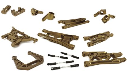 Billet Machined Alloy Suspension Kit for 1/10 Stampede 2WD, Rustler 2WD, Bigfoot