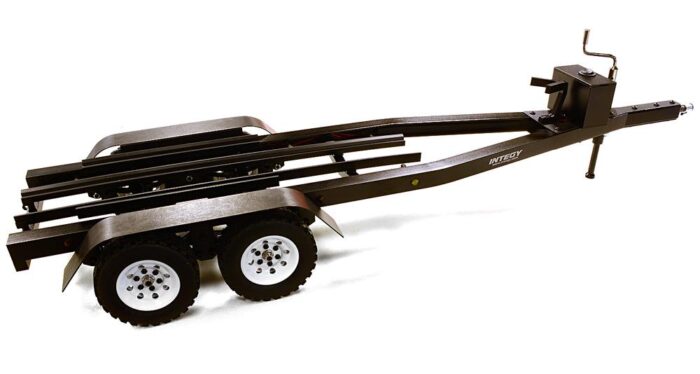 Machined Alloy Dual Axle Boat Trailer Kit for 1/10 Scale RC 670x190x160mm - Image 1