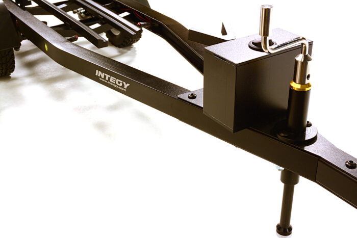 Machined Alloy Dual Axle Boat Trailer Kit for 1/10 Scale RC 670x190x160mm - Image 4