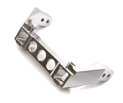 Machined Alloy Silver Rear Bumper Mount for Traxxas TRX-4 Scale & Trail Crawler