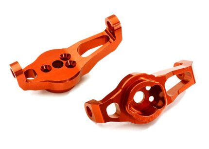 Red Billet Machined Alloy Caster Blocks for Traxxas TRX-4 Scale & Trail Crawler