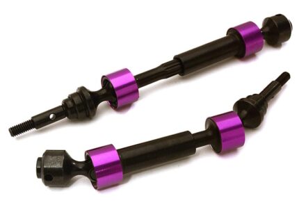 Dual Joint Telescopic Front Drive Shafts for TRX 1/10 Stampede 4X4 & Slash 4X4