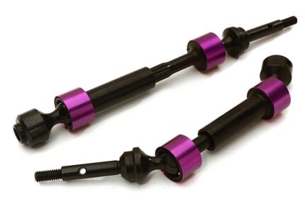 Dual Joint Telescopic Rear Drive Shafts for TRX 1/10 Stampede 4X4 & Slash 4X4