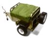 Alloy Realistic Model Camping Trailer w/Roof Top Tent for 1/10 RC 390x195x175mm