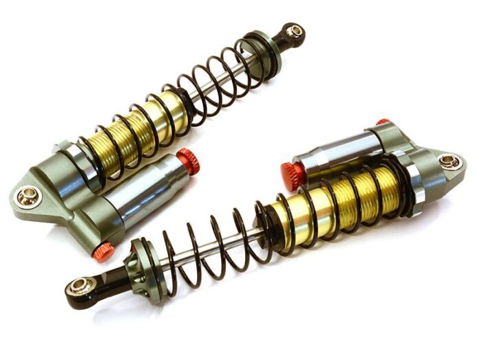 Rebound Adj Piggyback Shock (2) for Axial 1/10 & Off-Road Scale Crawler(L=104mm) - Image 1