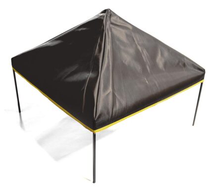 Realistic Black Pop Up 20x20 Inch Canopy Tent for 1/10 Scale Crawler Truck