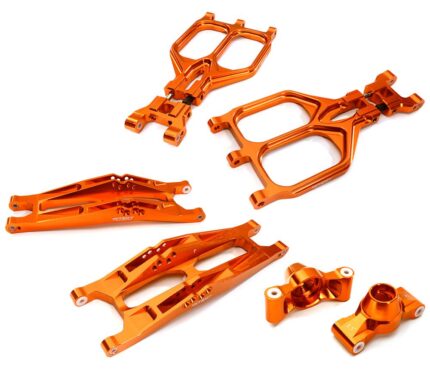 Billet Machined Rear Suspension Set for 1/10 T-Maxx/E-Maxx 3903/5/8, 4907/8