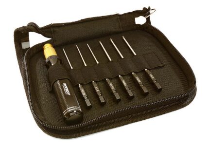 QuickPit 7 Piece Set, Allen Hex Tip w/ 1/4 Adapter (0.05 1.5 1/16 5/64 3/32 2.5)