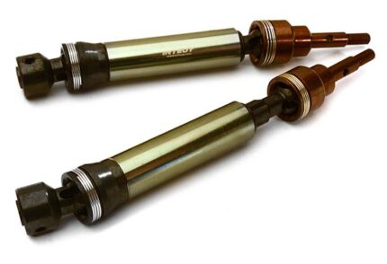 Dual Joint Telescopic Front Drive Shafts for TRX 1/10 Stampede 4X4 & Slash 4X4
