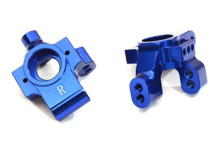 Billet Machined Rear Hub Carriers for Traxxas 1/10 4-Tec 2.0 - Blue
