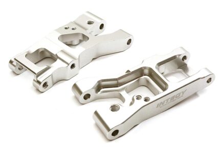 Billet Machined Silver Rear Suspension Arms for Traxxas 1/10 4-Tec 2.0
