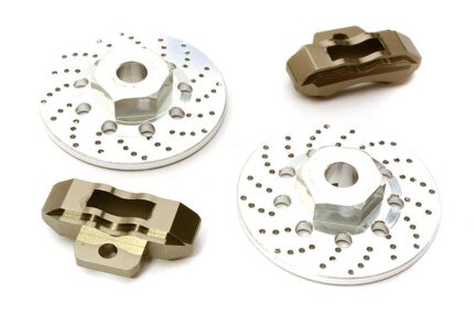 Realistic Alloy Rear Brake Disc (2) for Traxxas 1/10 4-Tec 2.0