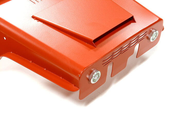 Red Aluminum Alloy Body Panel Upgrade Kit for Axial 1/10 Wraith 2.2 Rock Racer - Image 2