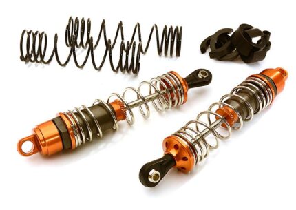Machined 90mm Front Alloy Shocks for Traxxas 1/10 Stampede, Rustler & Slash