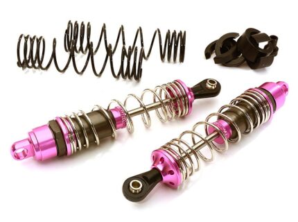 Machined 90mm Front Alloy Shocks for Traxxas 1/10 Stampede, Rustler & Slash