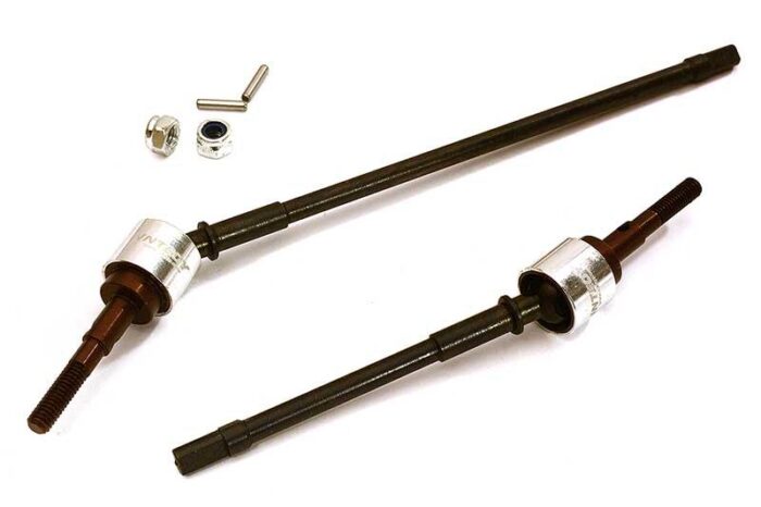 Billet Machined Front Drive Shaft Set for Axial 1/10 Wraith 2.2 & RR10 Bomber - Image 1