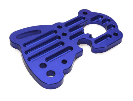 Billet Machined Blue Motor Plate with Heatsink for 1/10 E-Revo 2.0