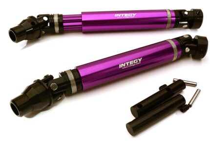 Billet Machined Alloy Universal Drive Shafts for Traxxas 1/10 E-Revo 2.0 - Purpl